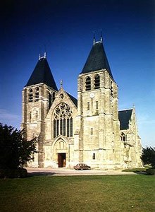 View of the church by French School